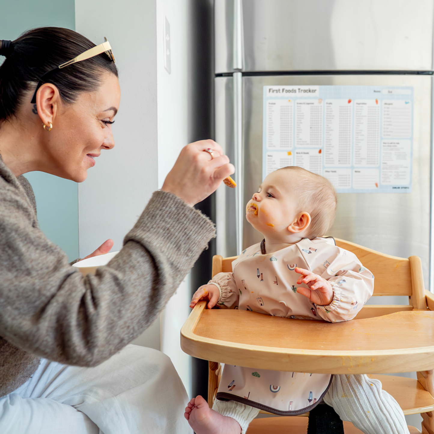 Solid Steps Baby First Foods & Allergens A3 Fridge Magnet